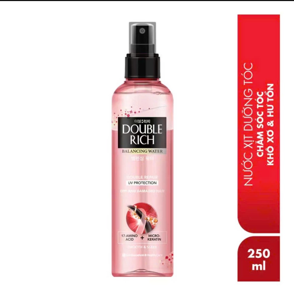 Xịt Dưỡng Tóc Double Rich Chăm Sóc Tóc Khô Xơ & Hư Tổn 250ml