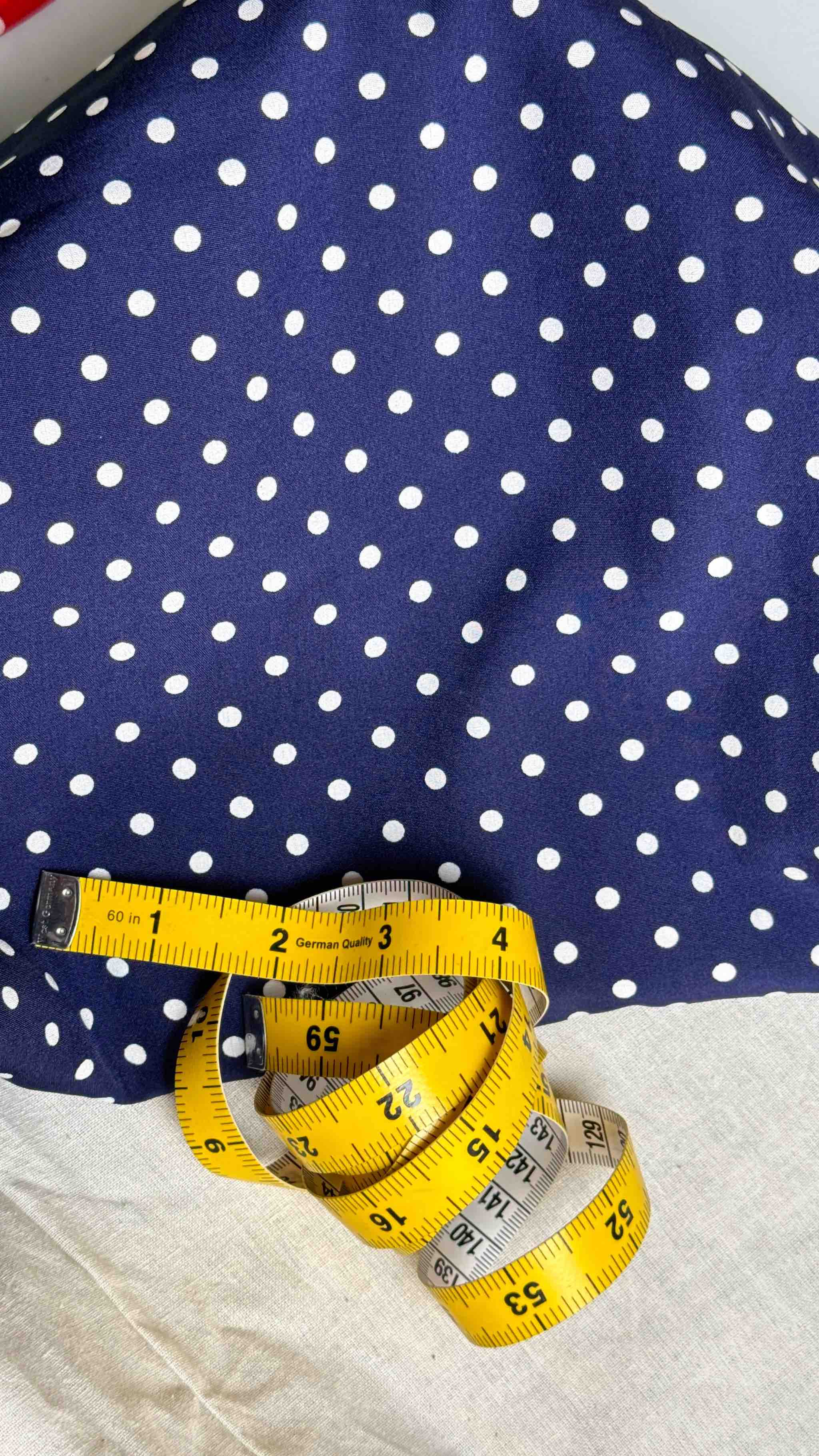 Vải Lụa 100D in bi nhiều màu - may đầm, áo dài, áo bà ba (dài 1m, khổ 1m5, vải cắt liền)