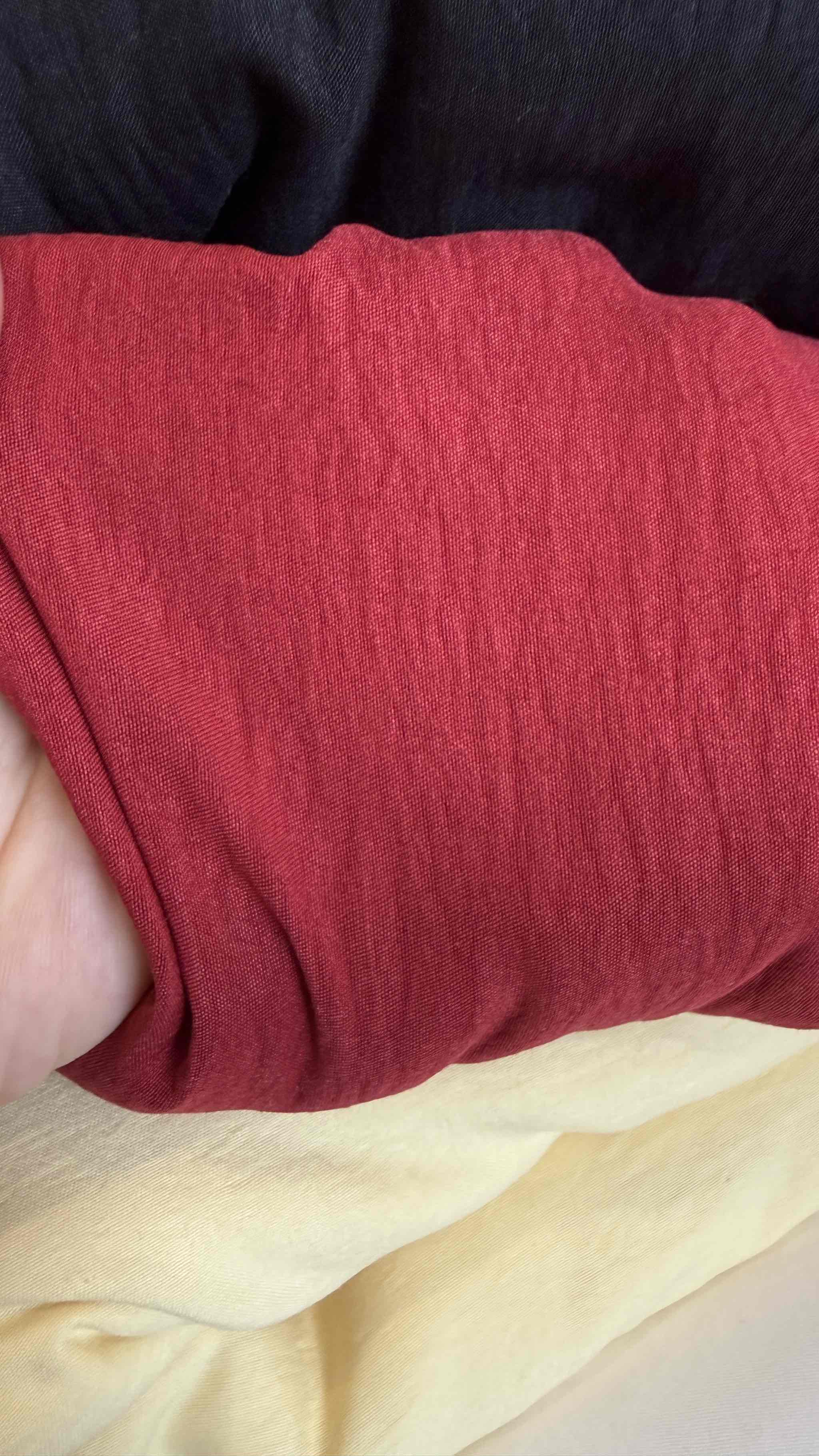 Vải Cotton hàn (đũi lạnh) màu trơn - may áo, bộ, đầm trẻ em và người lớn (dài 1m, khổ 1m5, vải cắt liền)