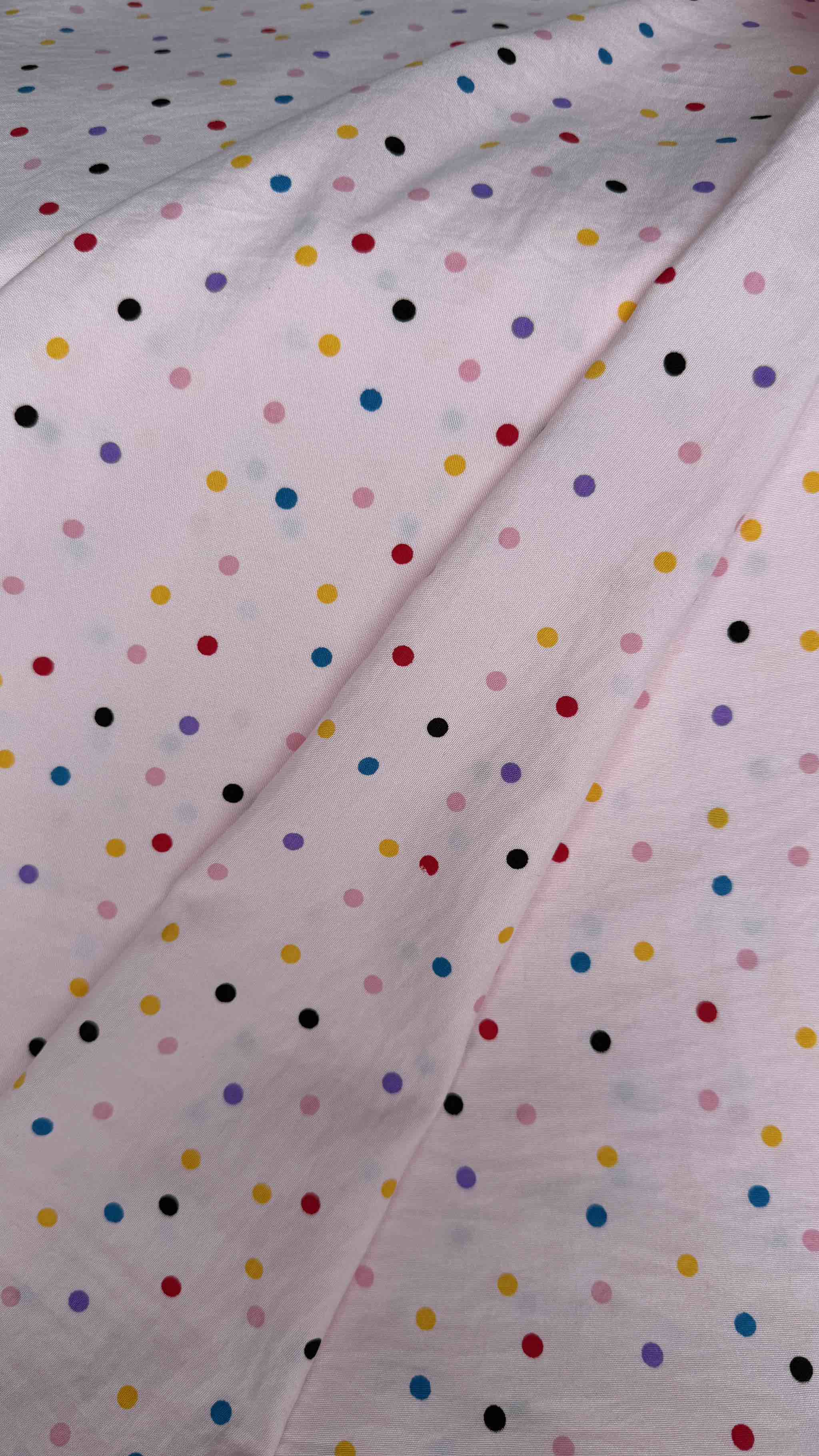 Vải Cotton hàn (đũi lạnh) in hoa, hình cute - may bộ, đầm, handmade, decor (dài 1m, khổ 1m6, vải cắt liền)