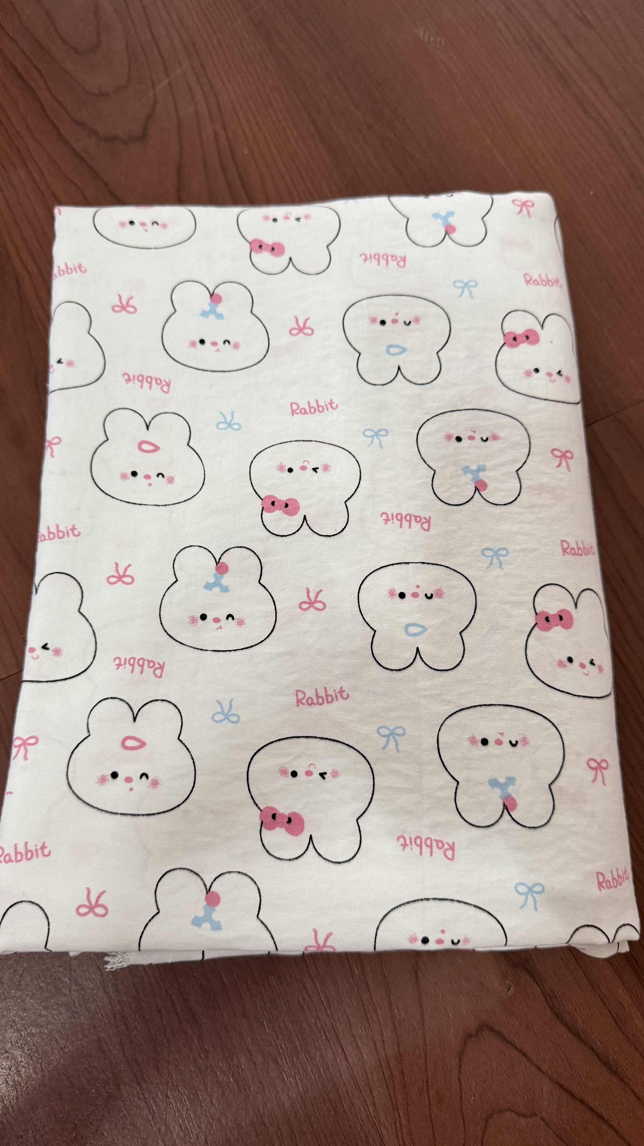 Vải Cotton hàn (đũi lạnh) in hoa, hình cute - may bộ, đầm, handmade, decor (dài 1m, khổ 1m6, vải cắt liền)