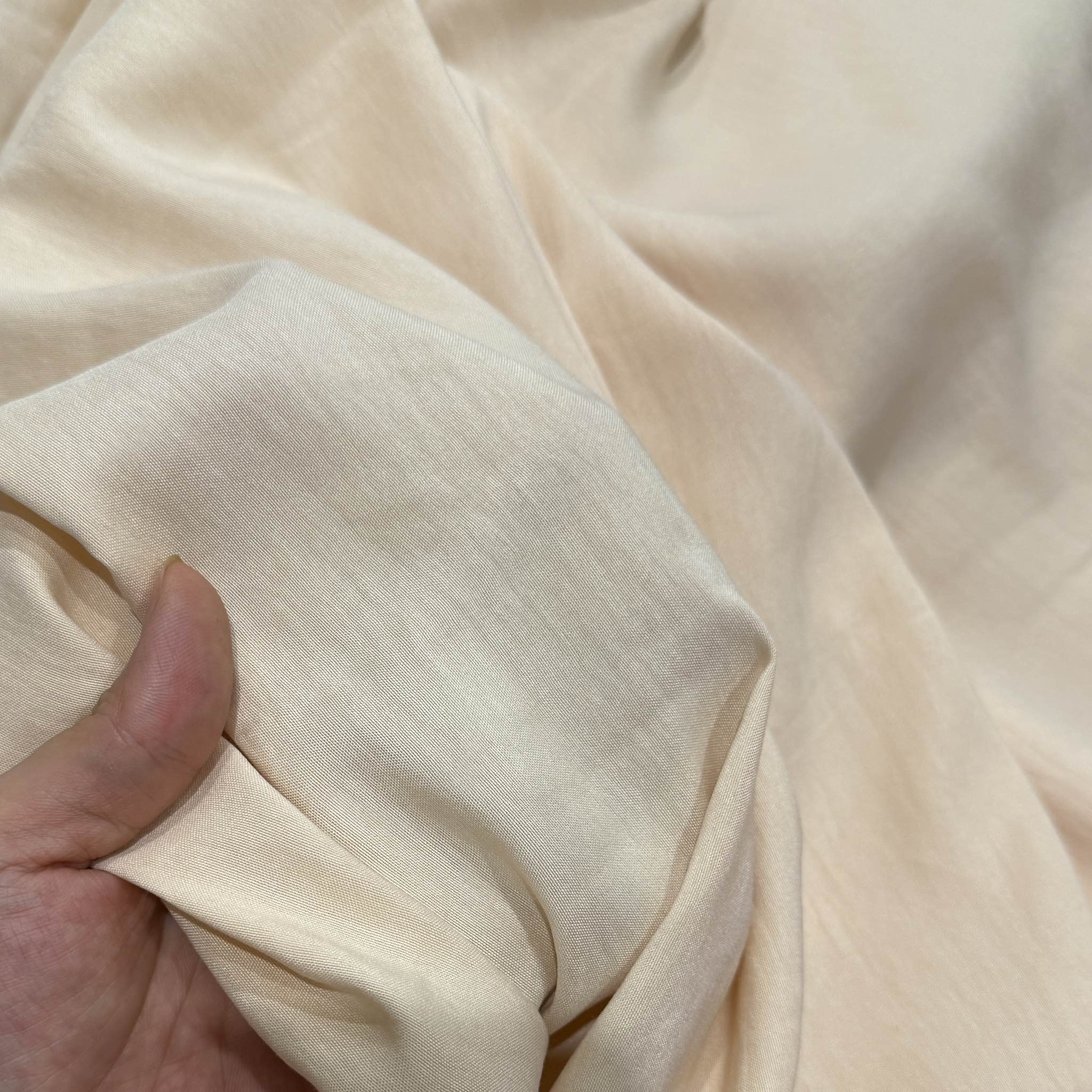 Vải Cotton hàn (đũi lạnh) màu trơn - may áo, bộ, đầm trẻ em và người lớn (dài 1m, khổ 1m5, vải cắt liền)