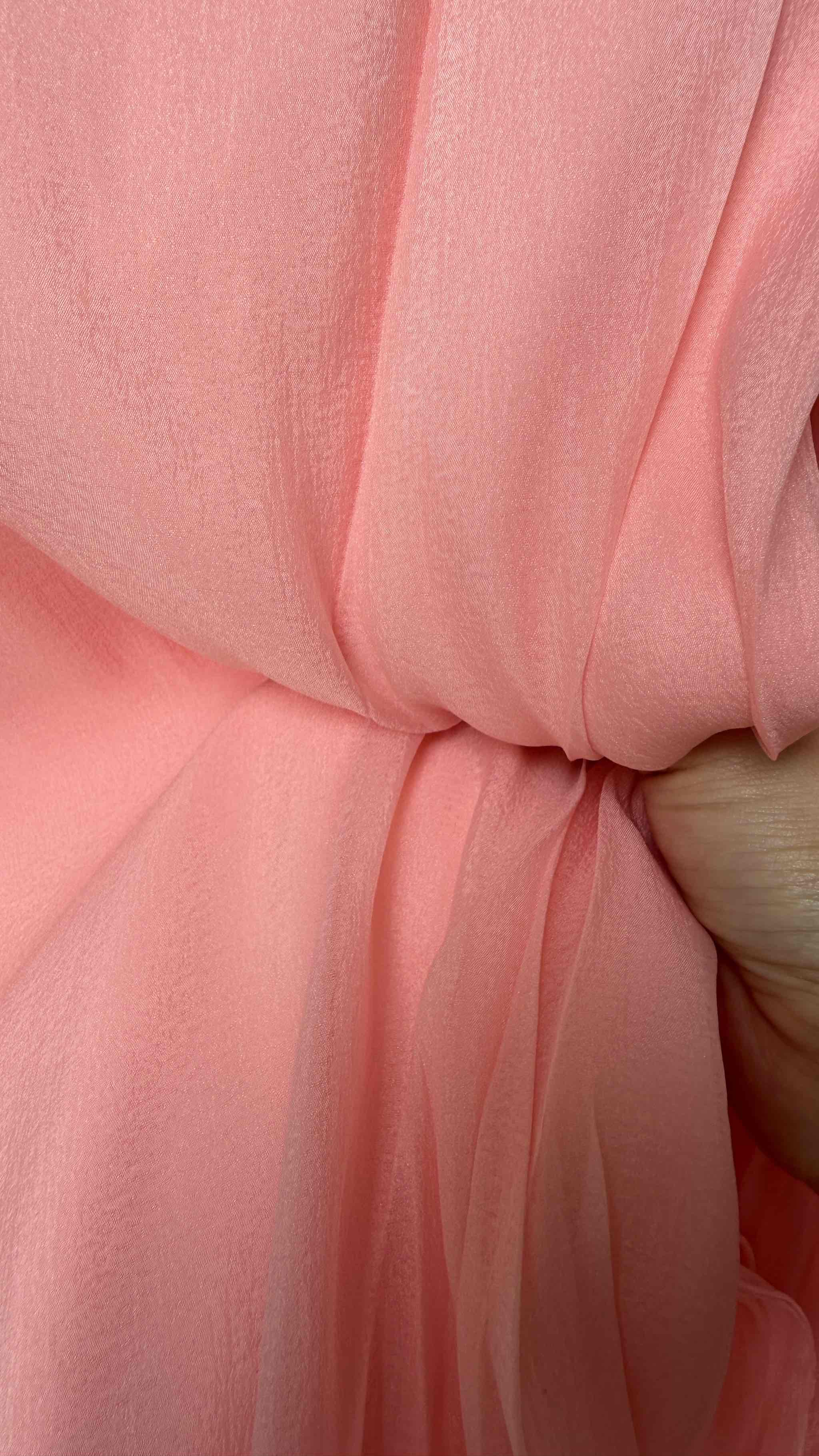 Vải Organza (SLx0.5m khổ 1.5m) tơ sống trơn nhiều màu, loại mềm