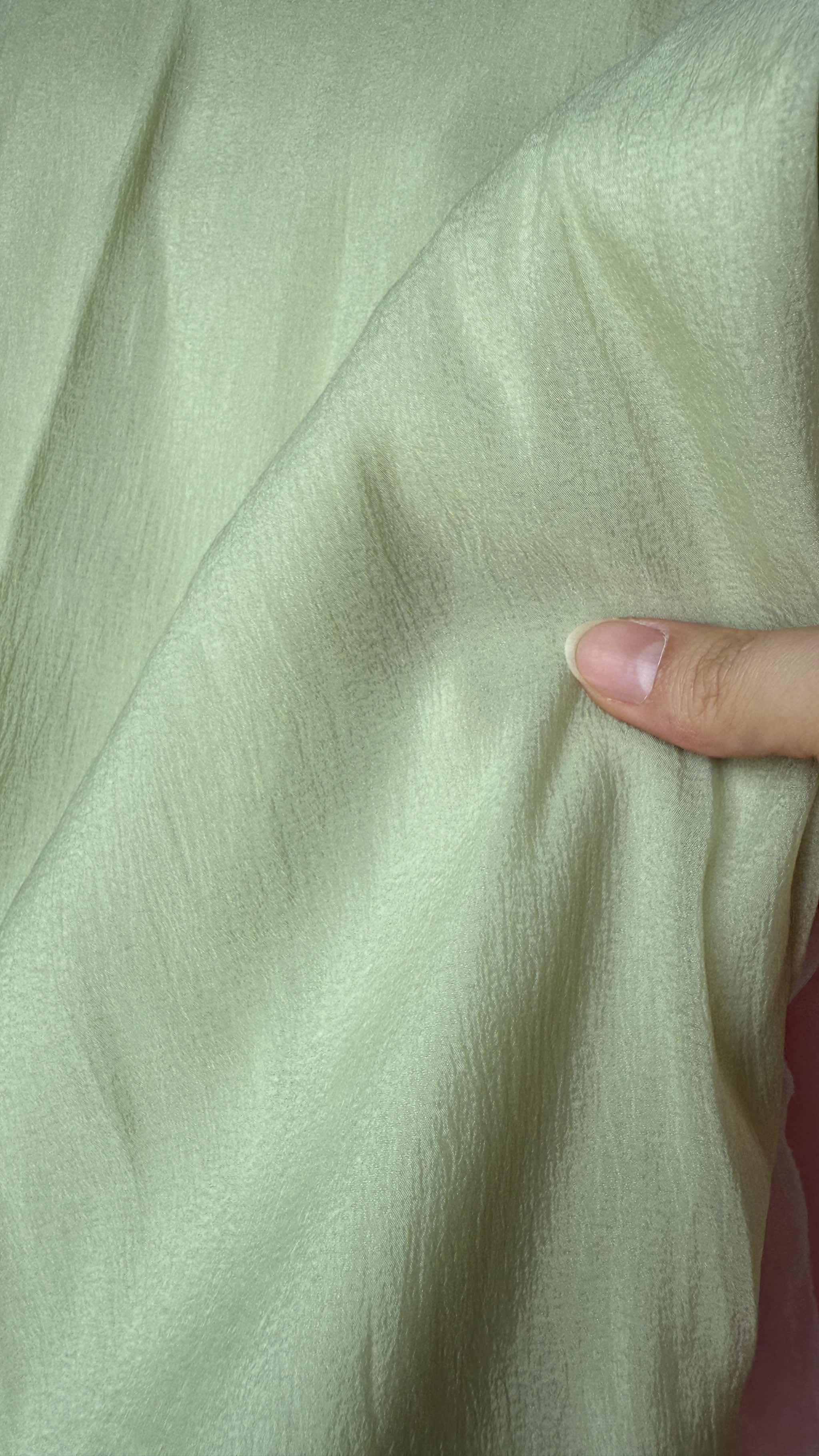 Vải Organza (SLx0.5m khổ 1.5m) tơ sống trơn nhiều màu, loại mềm