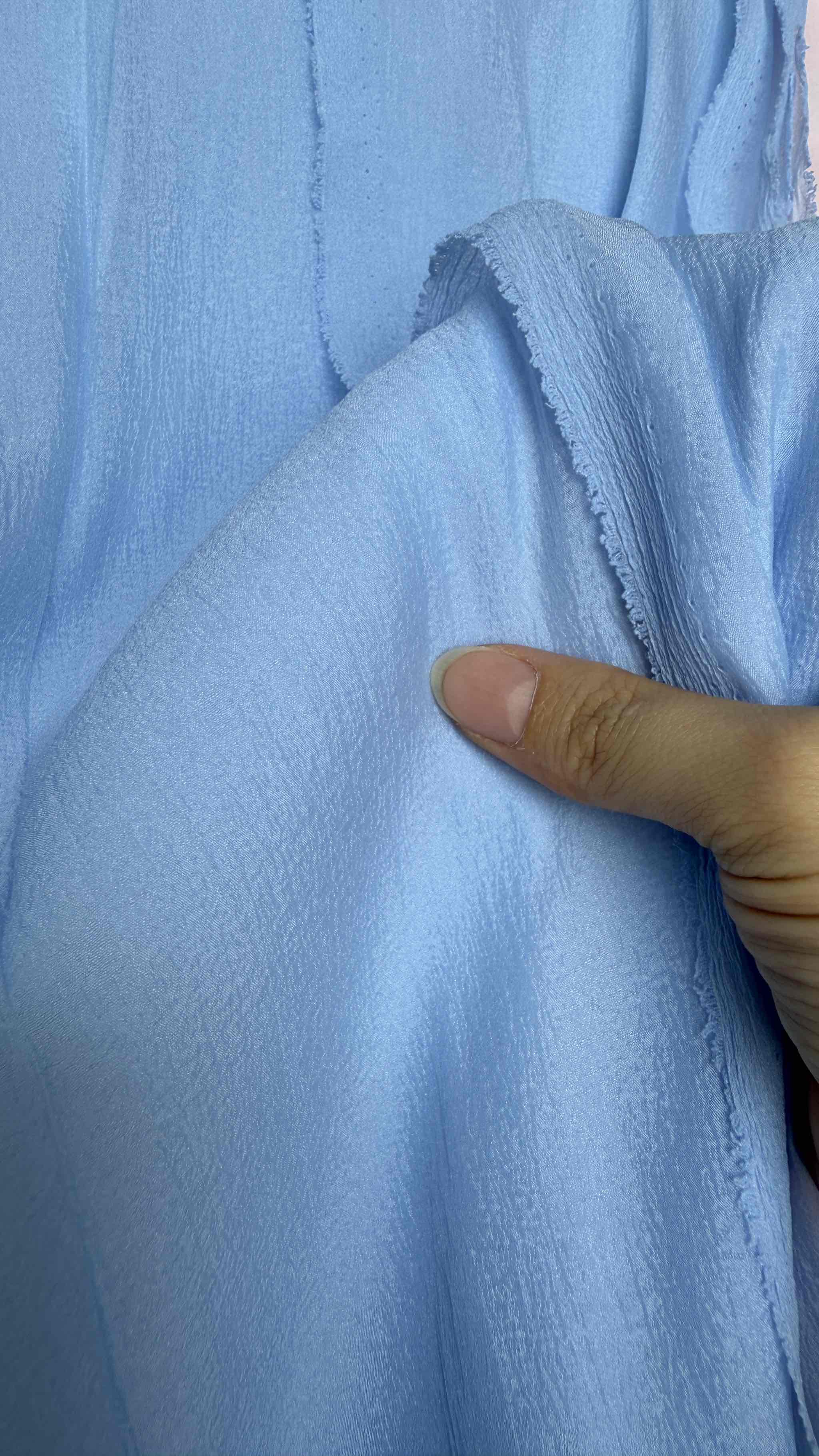 Vải Organza (SLx0.5m khổ 1.5m) tơ sống trơn nhiều màu, loại mềm