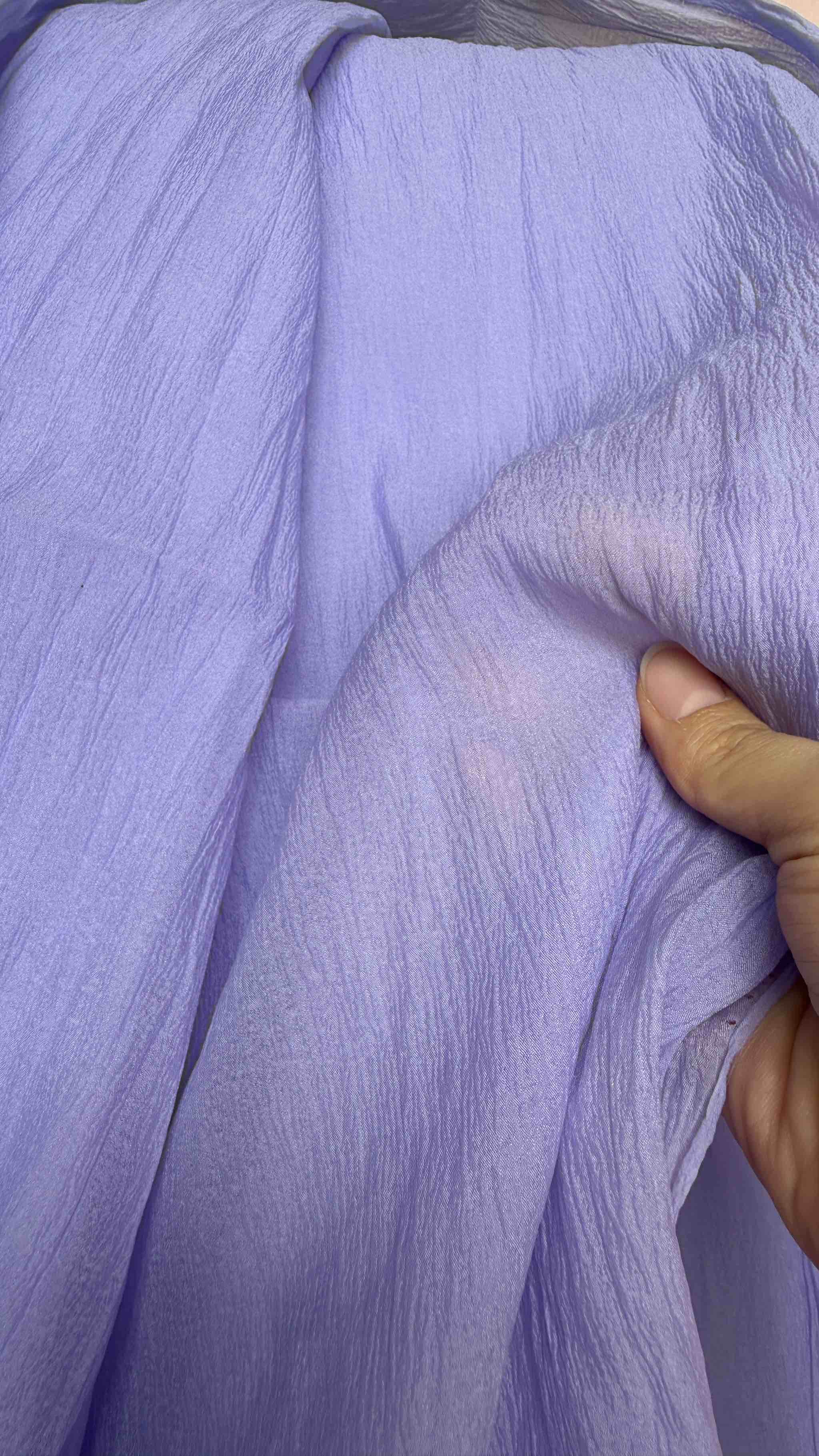 Vải Organza (SLx0.5m khổ 1.5m) tơ sống trơn nhiều màu, loại mềm