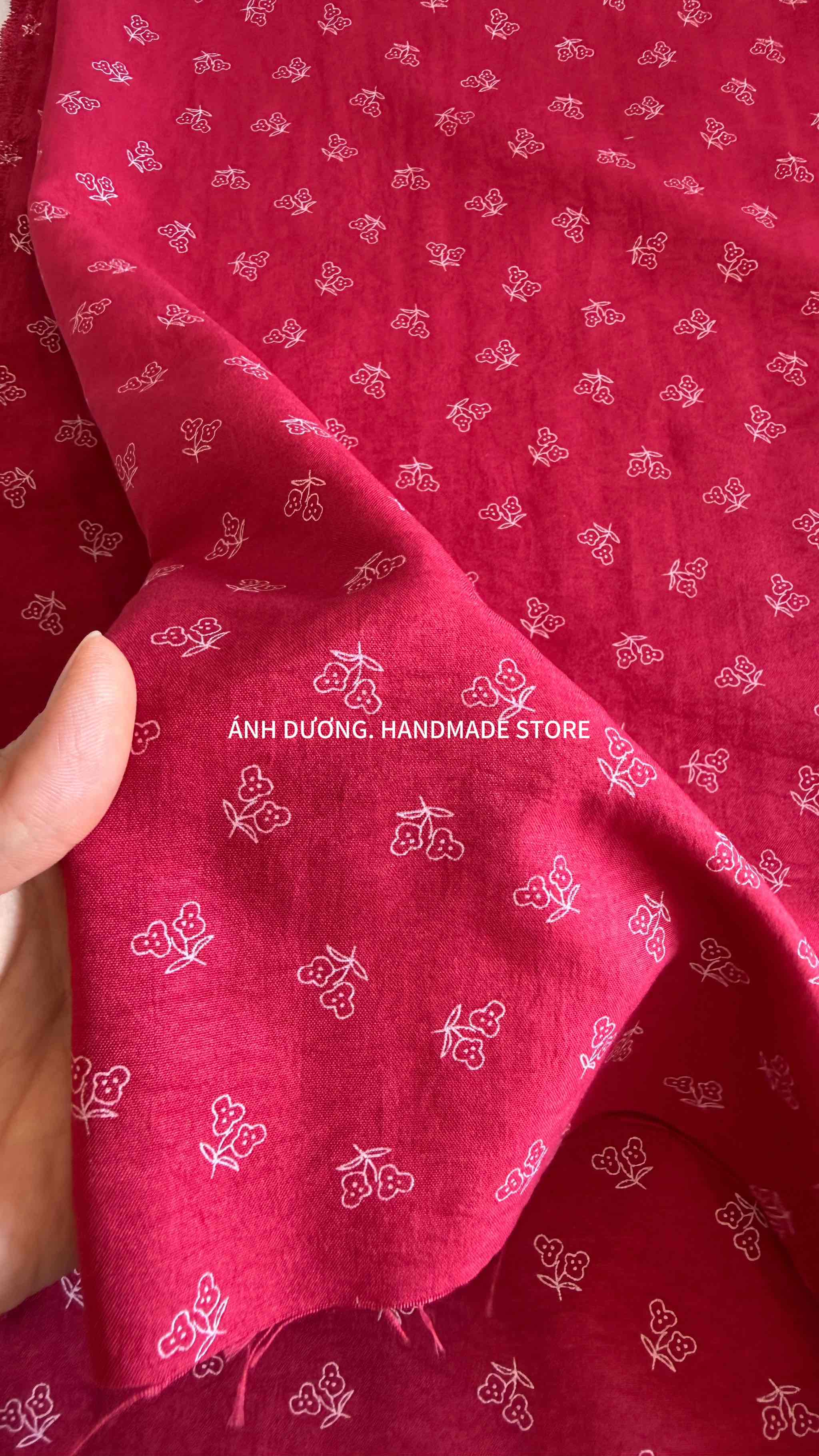 Vải cotton hàn (SLx0.5m khổ 1.6m) đũi lạnh mềm, mát, hút mồ hôi in hình dễ thương