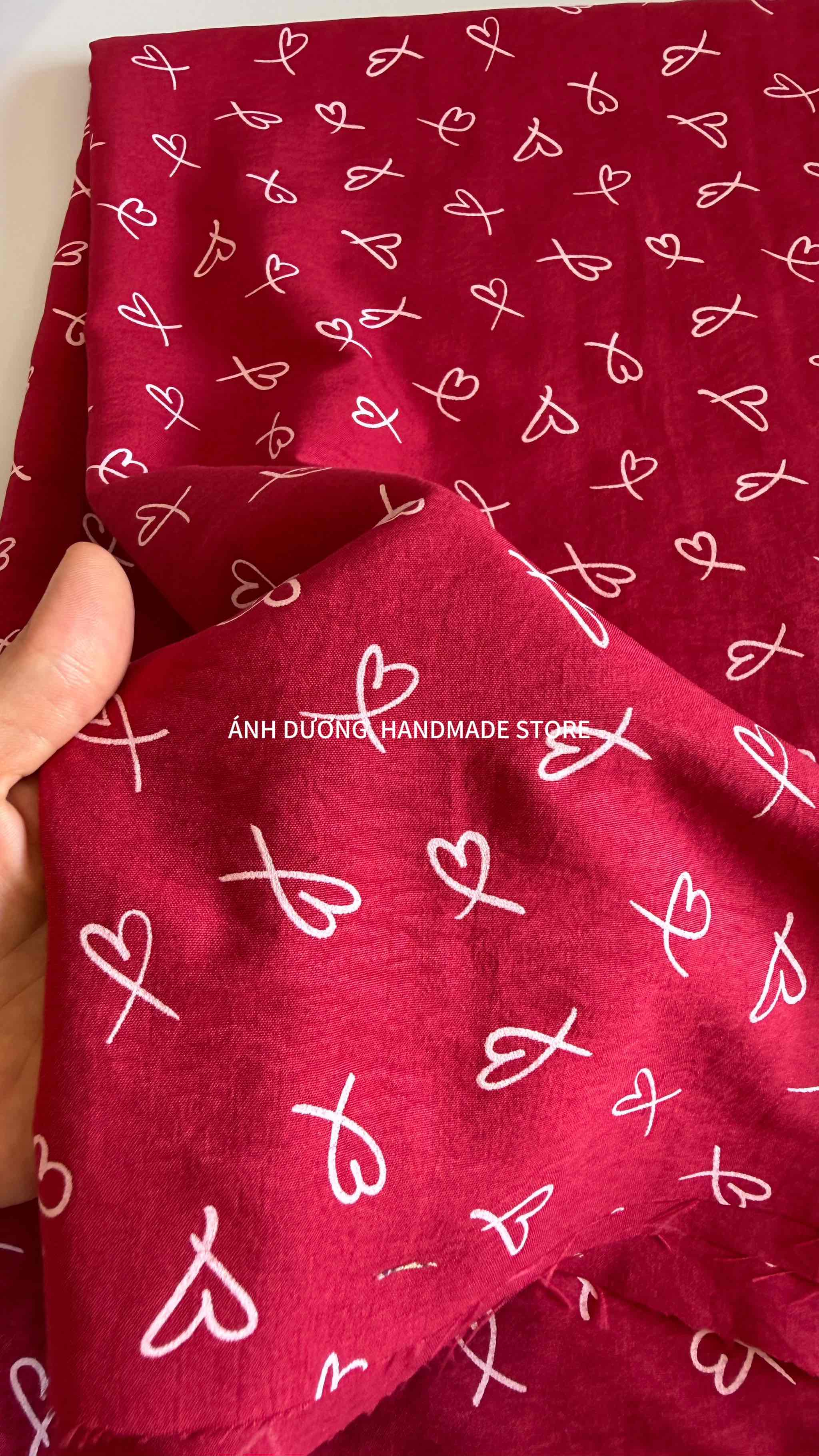 Vải cotton hàn (SLx0.5m khổ 1.6m) đũi lạnh mềm, mát, hút mồ hôi in hình dễ thương