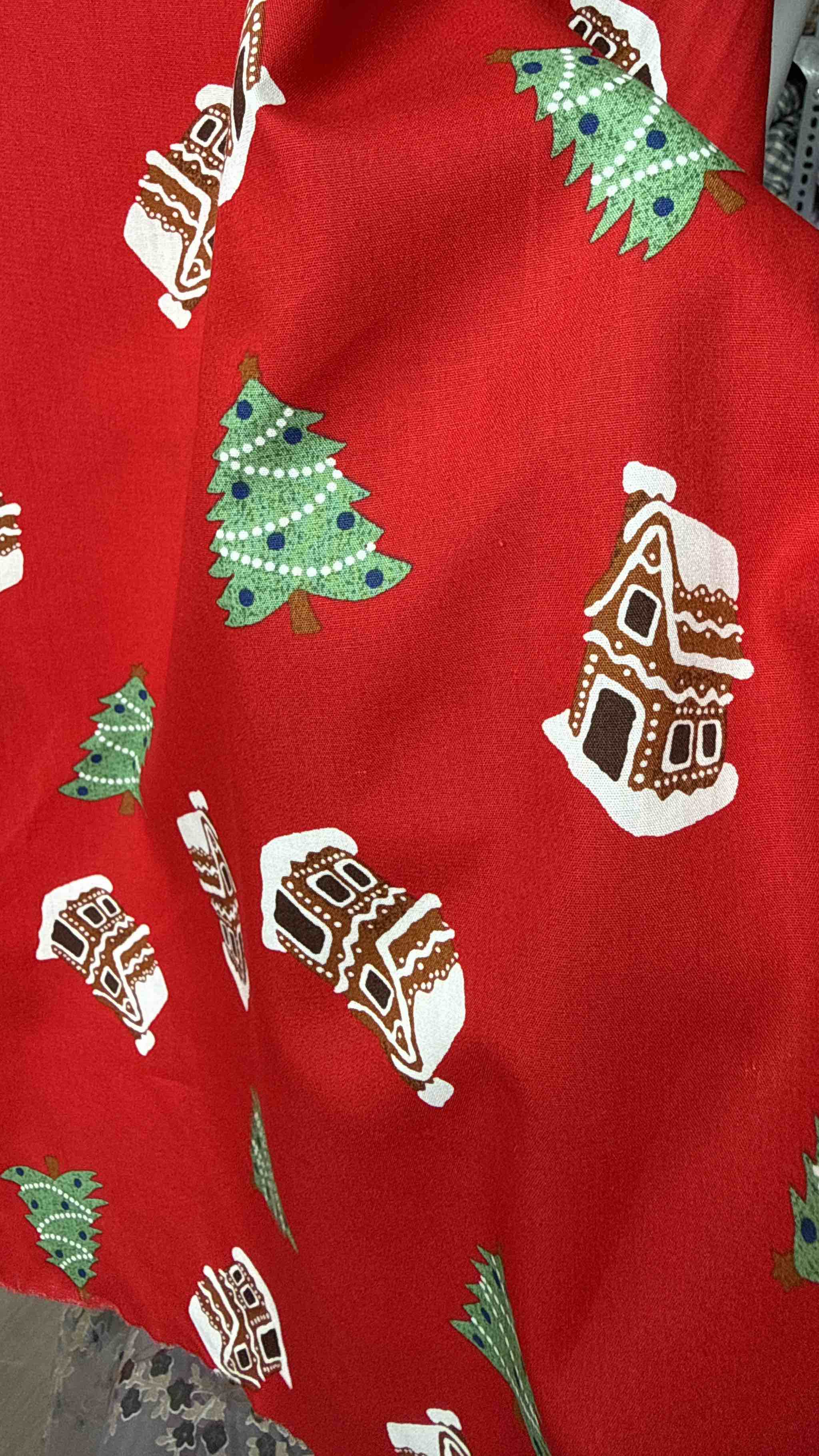 Vải Thô cotton Giáng Sinh, Noel - may đầm cho bé, decor, handmade (dài 1m, khổ 1m45, vải cắt liền)