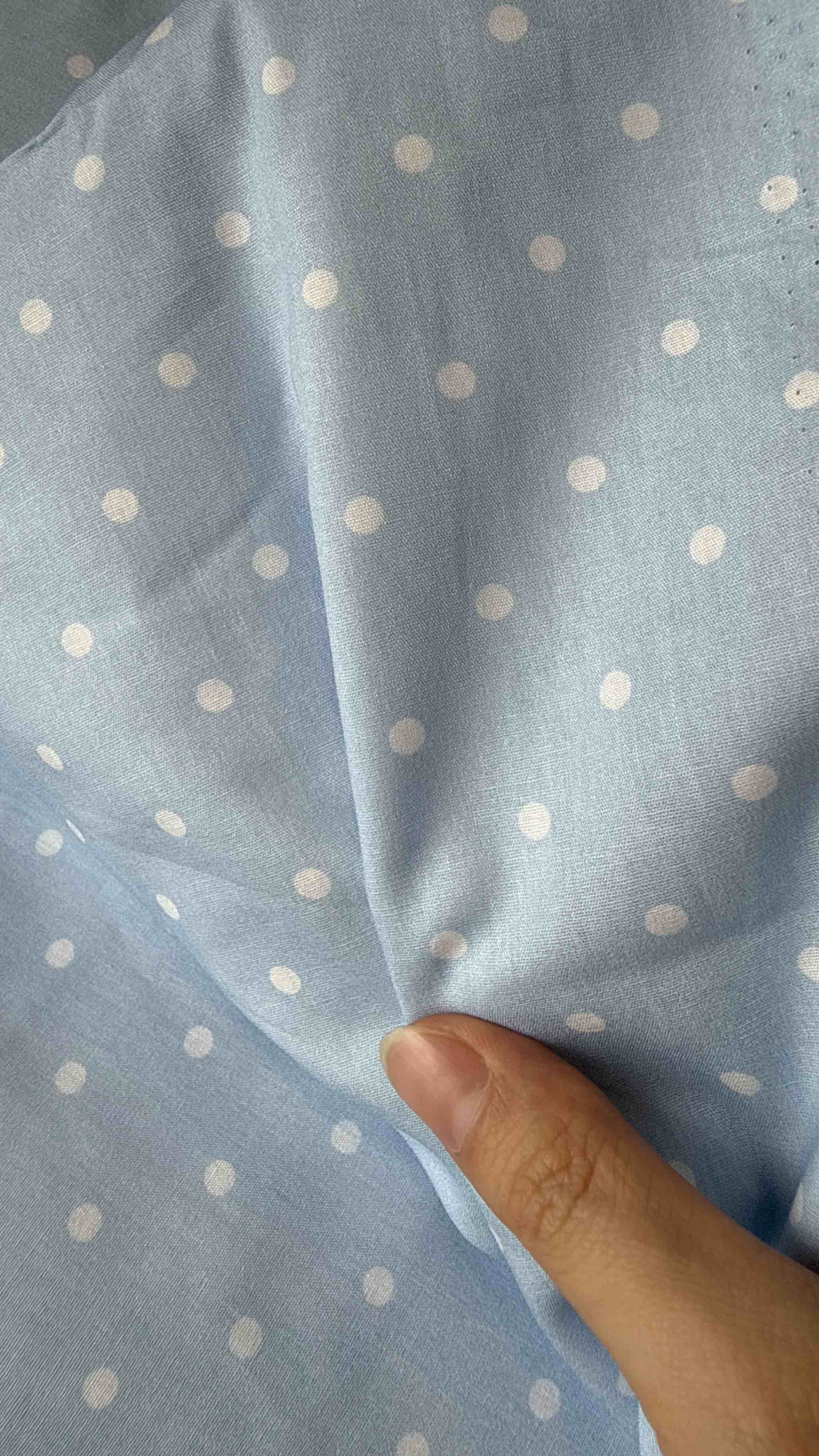 Vải Thô cotton- in hoa, chấm bi, caro, sọc- may đầm, bộ, handmade (dài 1m, khổ 1m45, vải cắt liền)