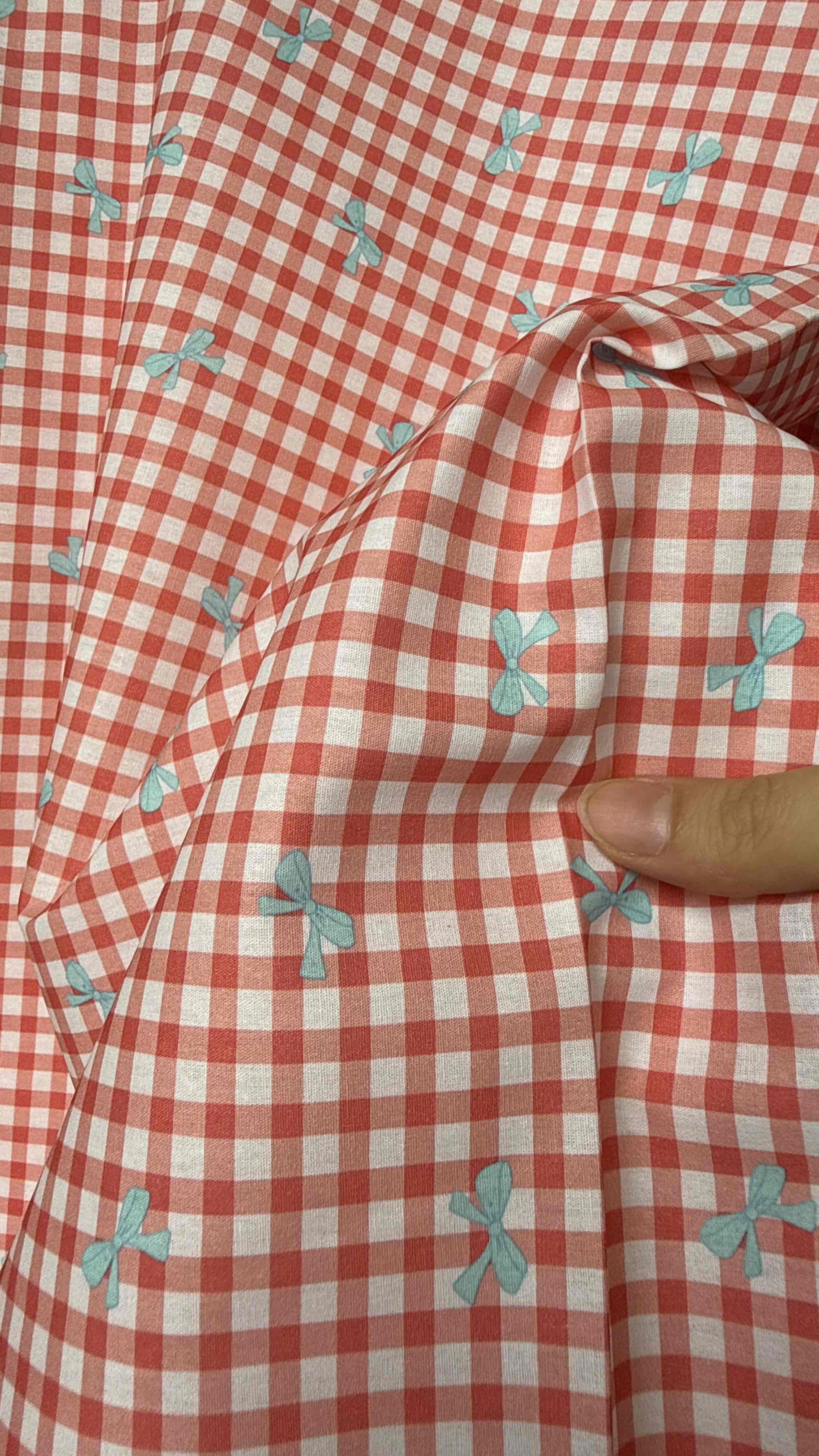 Vải Thô cotton in hoa, caro, sọc - may bộ, đầm, handmade, decor (dài 1m, khổ 1m45, vải cắt liền)