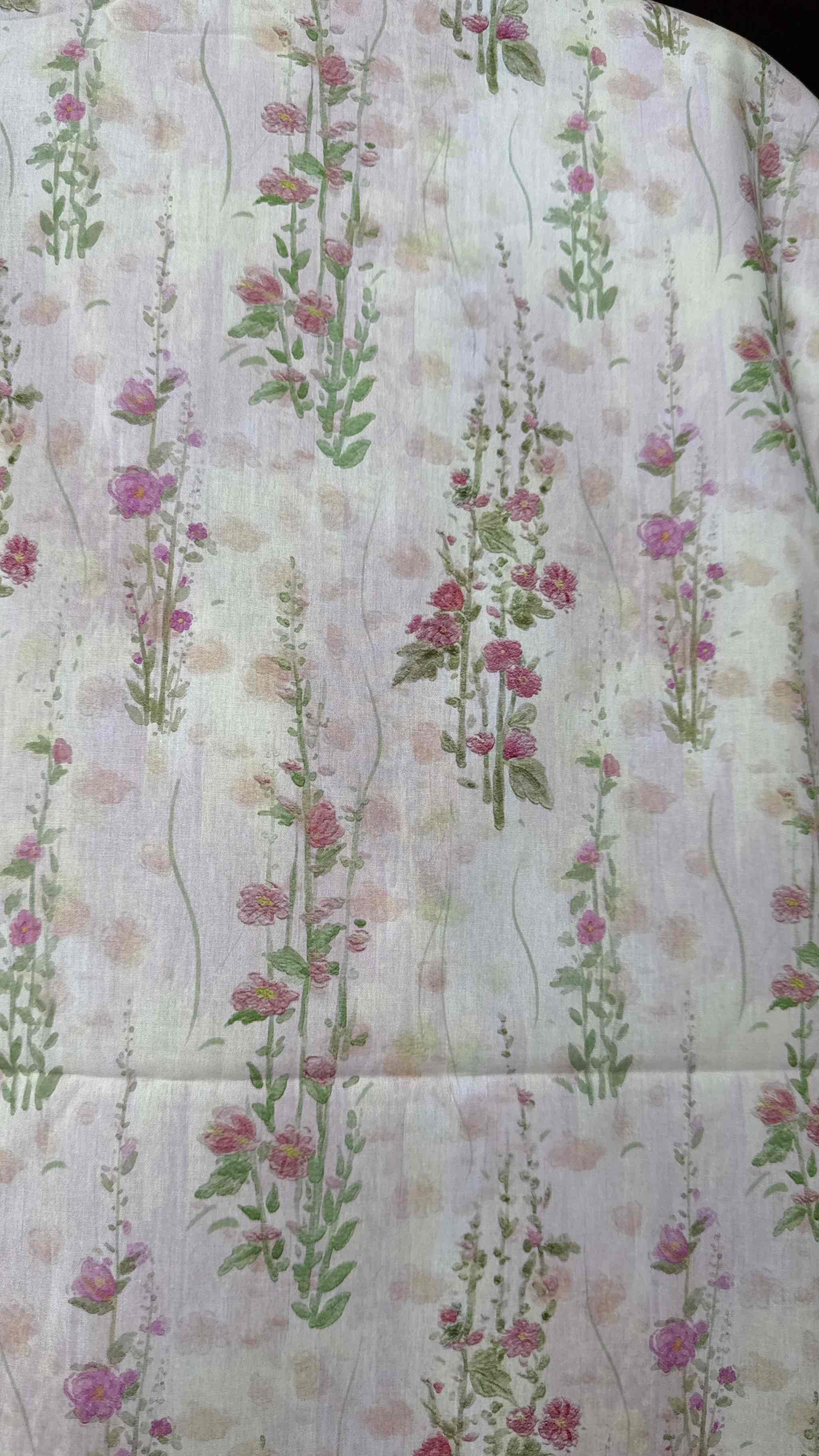 Vải Thô cotton- in hoa, chấm bi, caro, sọc- may đầm, bộ, handmade (dài 1m, khổ 1m45, vải cắt liền)