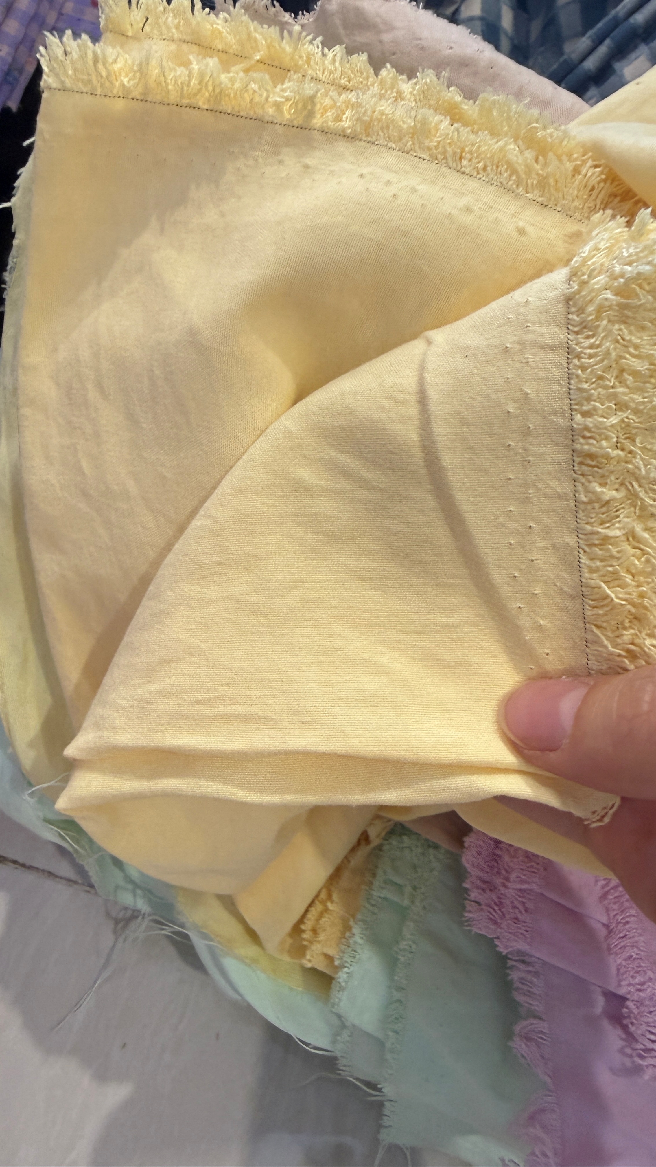 Vải cotton hàn (SLx0.5m khổ 1.5m) đũi lạnh, màu trơn