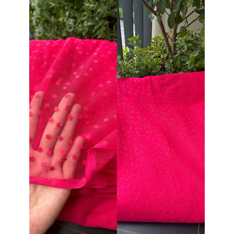 Vải lưới (SLx0.5m khổ 1.6m) decor trang trí, may áo, đầm... in hình nhiều loại
