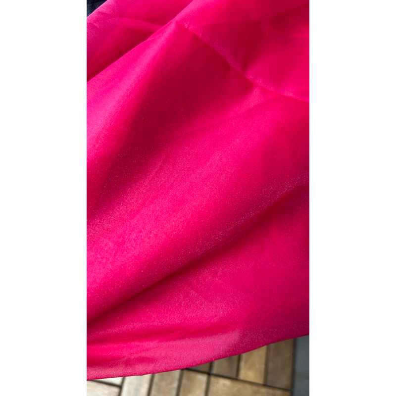 Vải organza (SLx0.5m khổ 1.5m) loại mềm, kim tuyến nhẹ nhiều màu