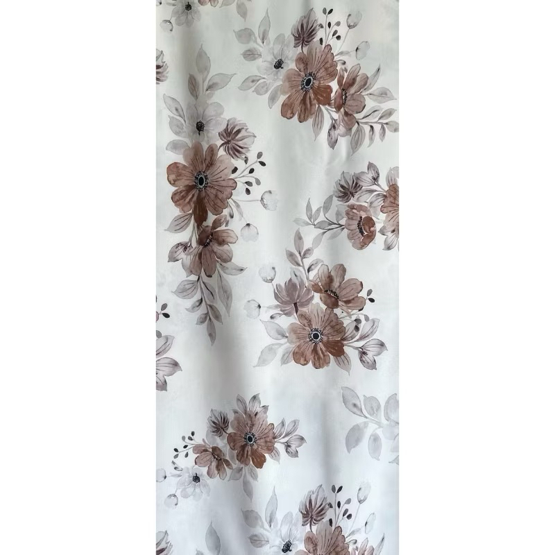 Vải lụa Thanh mai in hoa co dãn chiều, khúc 2*1.5m. (Vải khúc cắt sẵn)