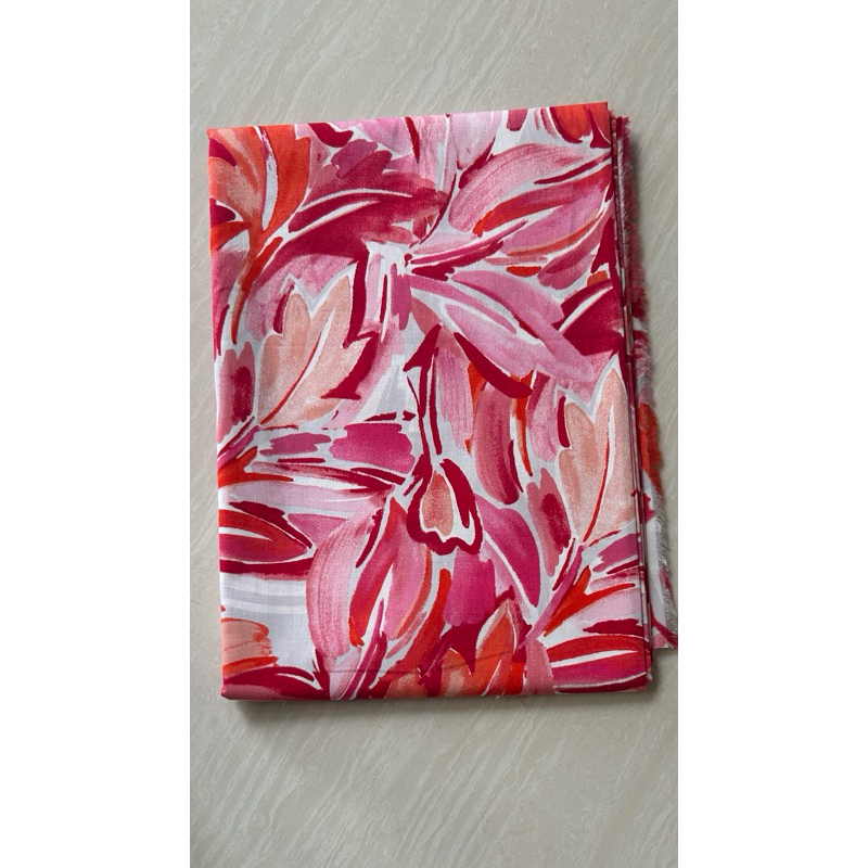 Vải Kate (SLx0.5m khổ đa dạng) in hoa may đầm, áo, decor, khăn trải bàn, dã ngoại...