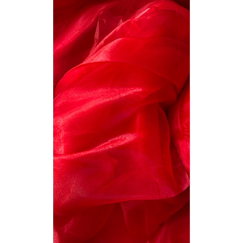 Vải organza (SLx0.5m khổ 1.5m) nhiều màu, vải khô, ánh kim tuyến