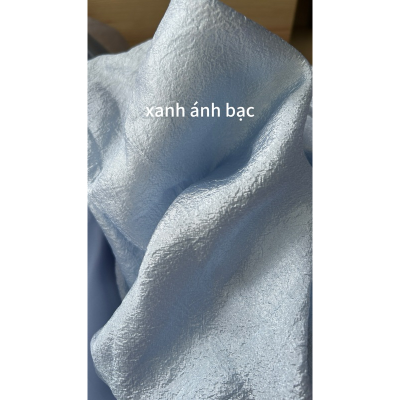 Vải organza (SLx0.5m khổ 1.5m) nhiều màu, vải khô, ánh kim tuyến