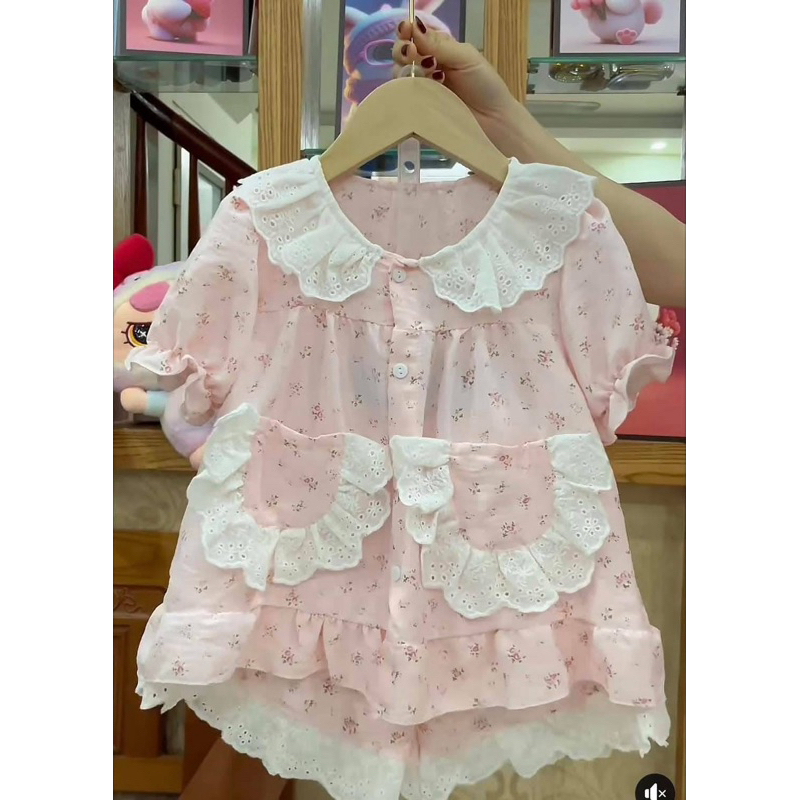 Vải cotton hàn (SLx0.5m khổ 1.6m) đũi lạnh mềm, mát, hút mồ hôi in hình dễ thương