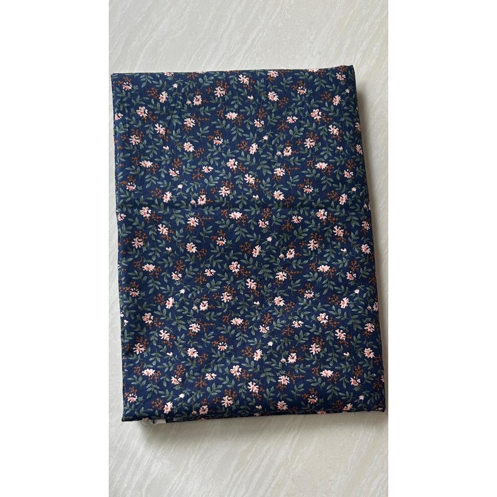 Vải Kate (SLx0.5m khổ đa dạng) in hoa may đầm, áo, decor, khăn trải bàn, dã ngoại...