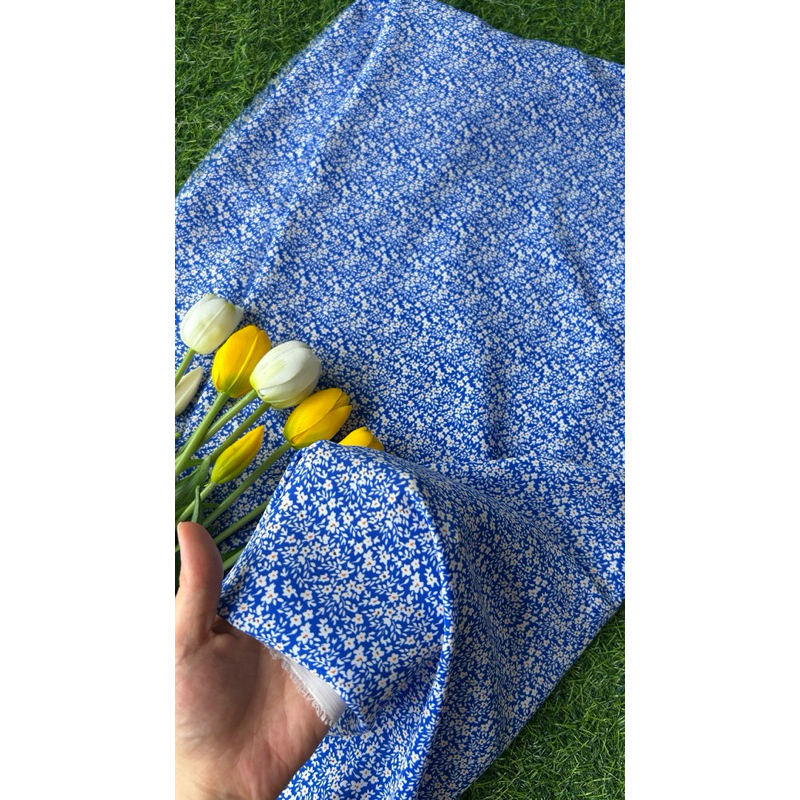Vải lụa mango (SLx0.5m khổ 1.5m) bông