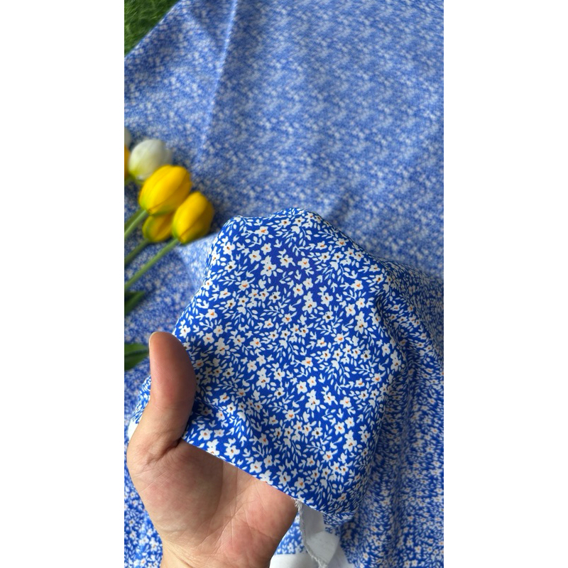 Vải lụa mango (SLx0.5m khổ 1.5m) bông