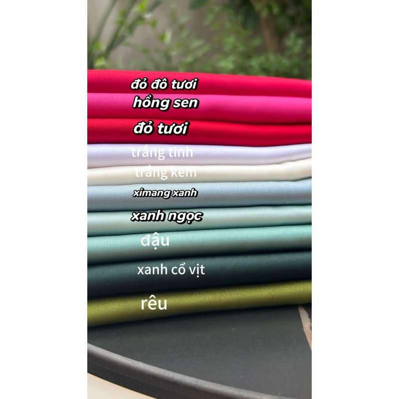 Vải lụa latin (Khúc 1.1x1.5m) quần áo dài, áo bà ba