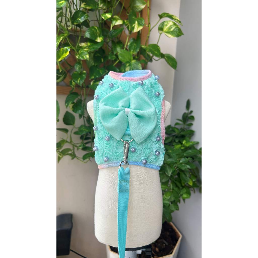 ( Thanh lý đồng giá nhiều mẫu 35k) Đầm cho thú cưng chó, mèo handmade ( tặng nơ kẹp tóc)