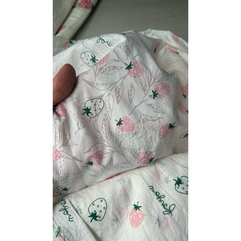 Vải Kate (SLx0.5m khổ đa dạng) in hoa may đầm, áo, decor, khăn trải bàn, dã ngoại...