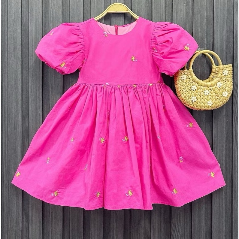 Vải boi (SLx0.5m, khổ 1.5m) thêu hoa