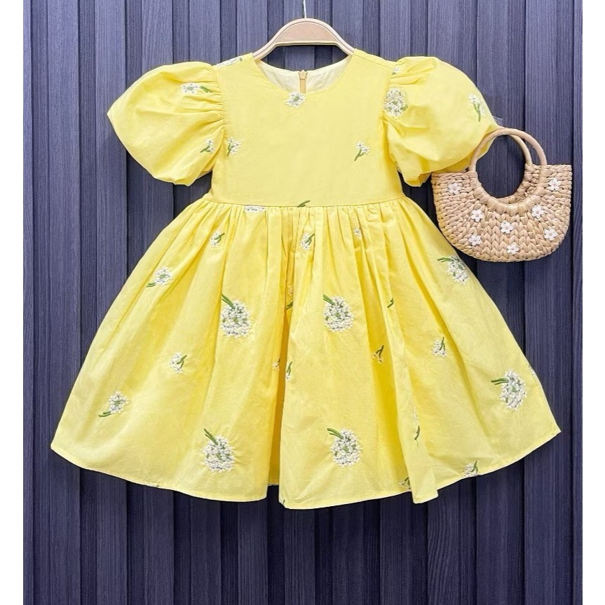Vải boi (SLx0.5m, khổ 1.5m) thêu hoa