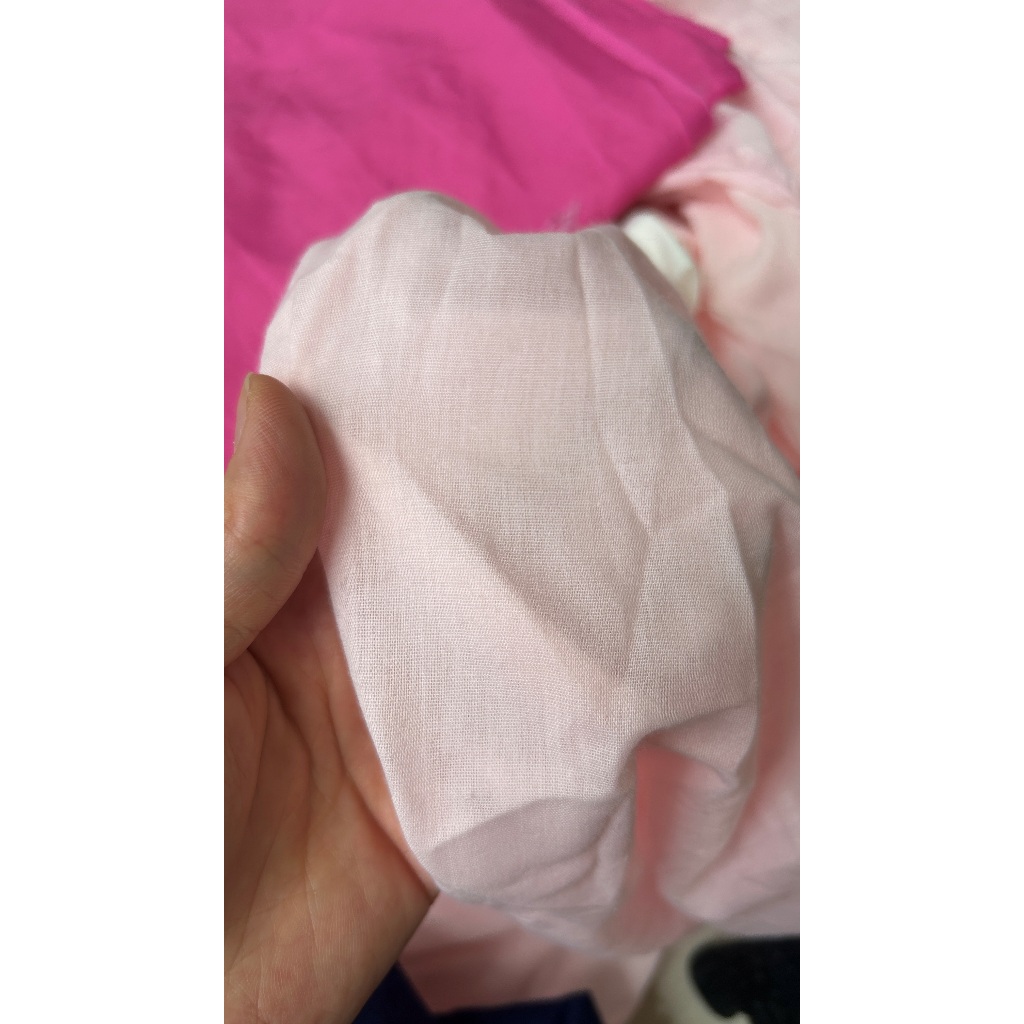 Vải kate lót màu trơn (SLx0.5m, khổ 1.5m) dùng tập may, làm vải lót.