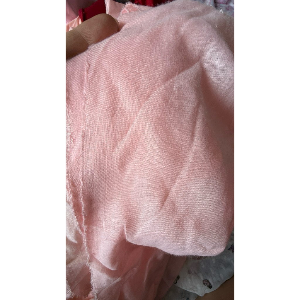 Vải kate lót màu trơn (SLx0.5m, khổ 1.5m) dùng tập may, làm vải lót.