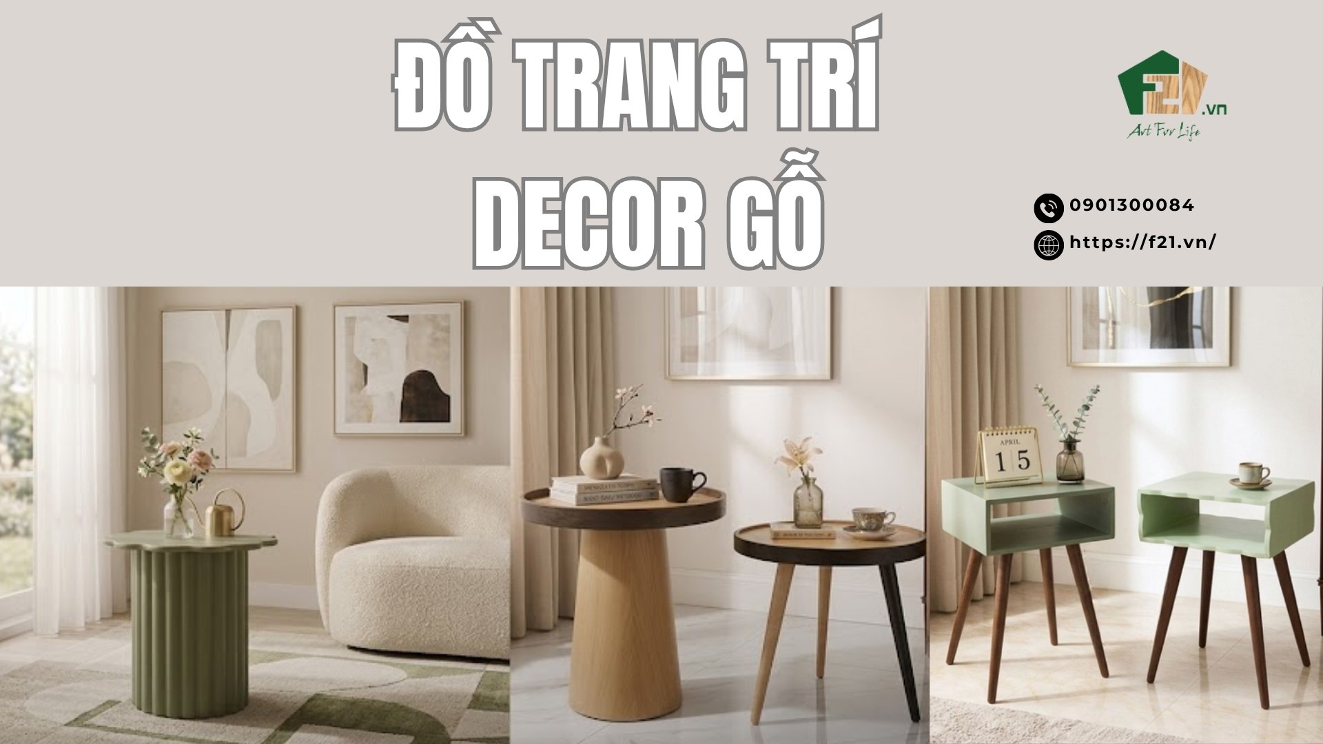 Đồ trang trí decor gỗ: Bí quyết chọn chuẩn gu