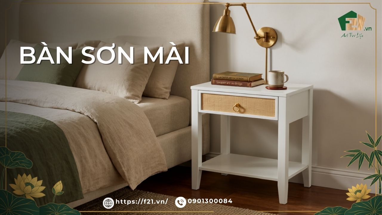 Bàn sơn mài F21 - Đẳng cấp của tinh hoa thủ công mỹ nghệ Việt