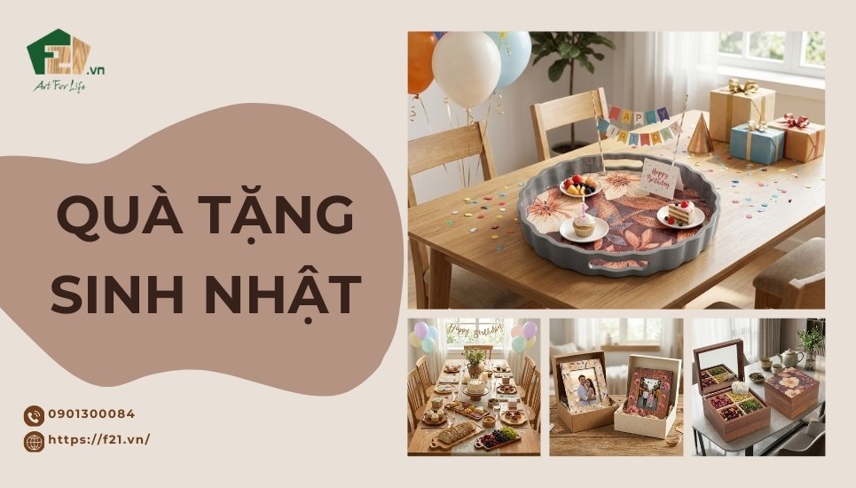 Gợi ý quà tặng sinh nhật cao cấp từ nội thất F21