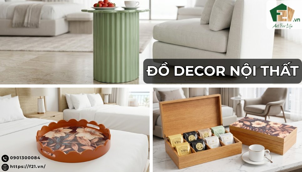 Đồ decor nội thất bằng gỗ: Sự trở lại ấn tượng tại các khu nghỉ dưỡng cao cấp