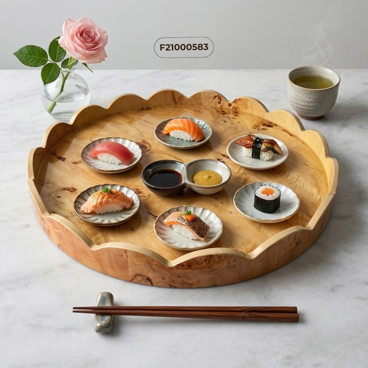 KHAY VÂN BURL XOAY 360° – ĐIỂM NHẤN ĐỘC BẢN CHO MỌI GÓC SỐNG ✨