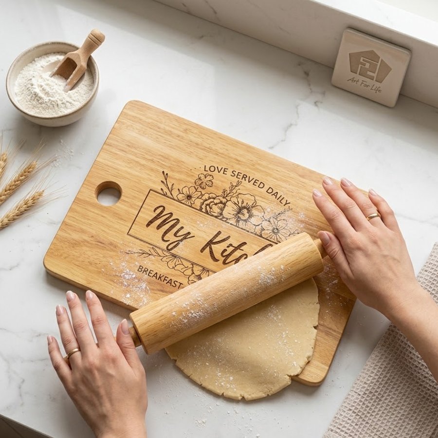 Đam mê bếp núc sẽ thăng hoa cùng BST gỗ cao su từ F21. 👩‍🍳✨