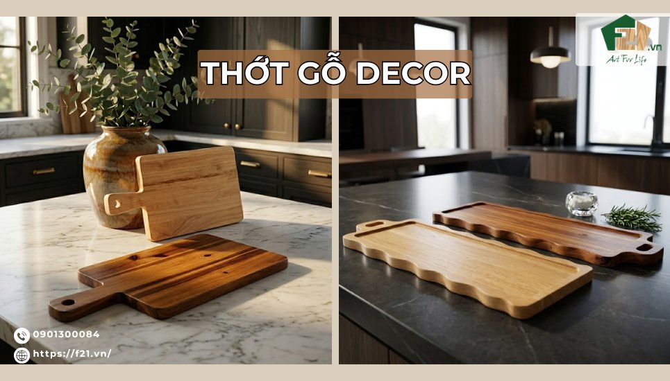Thớt gỗ decor: Xu hướng làm khay phục vụ steak cực hot