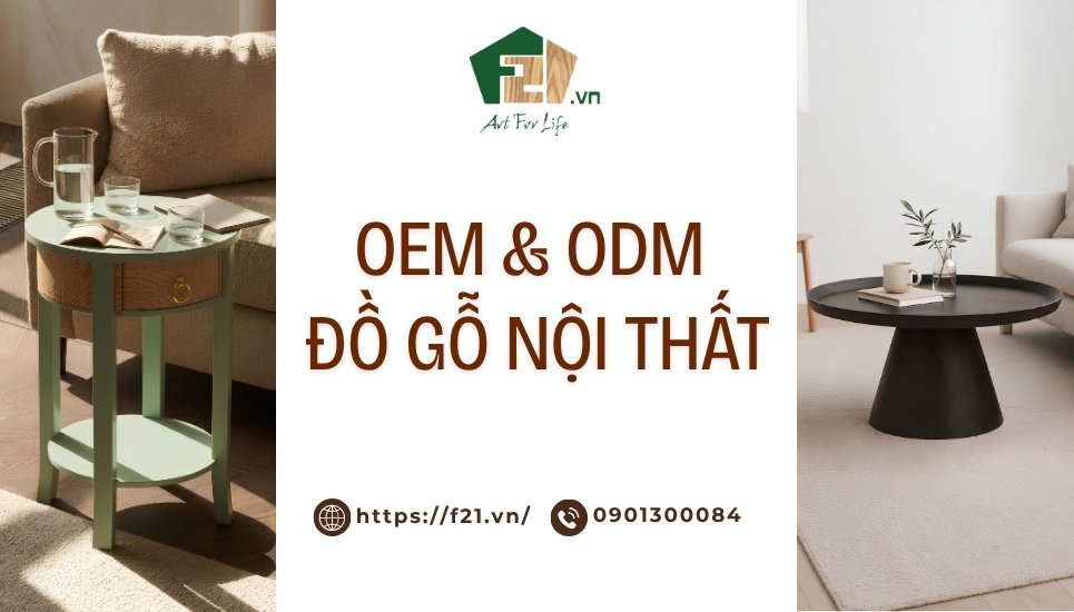 OEM & ODM - Đồ gỗ nội thất và trang trí theo yêu cầu
