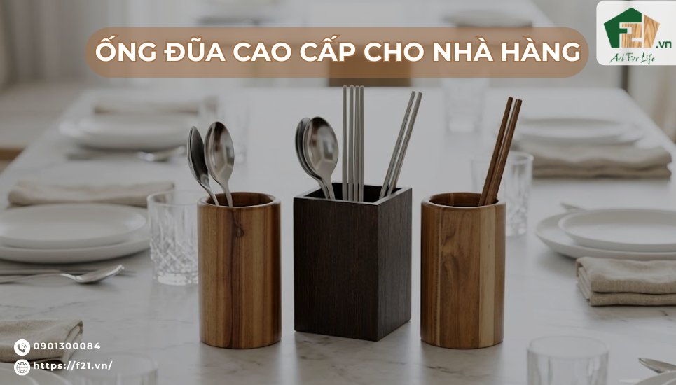 Ống đũa cao cấp cho nhà hàng: Giải pháp từ F21