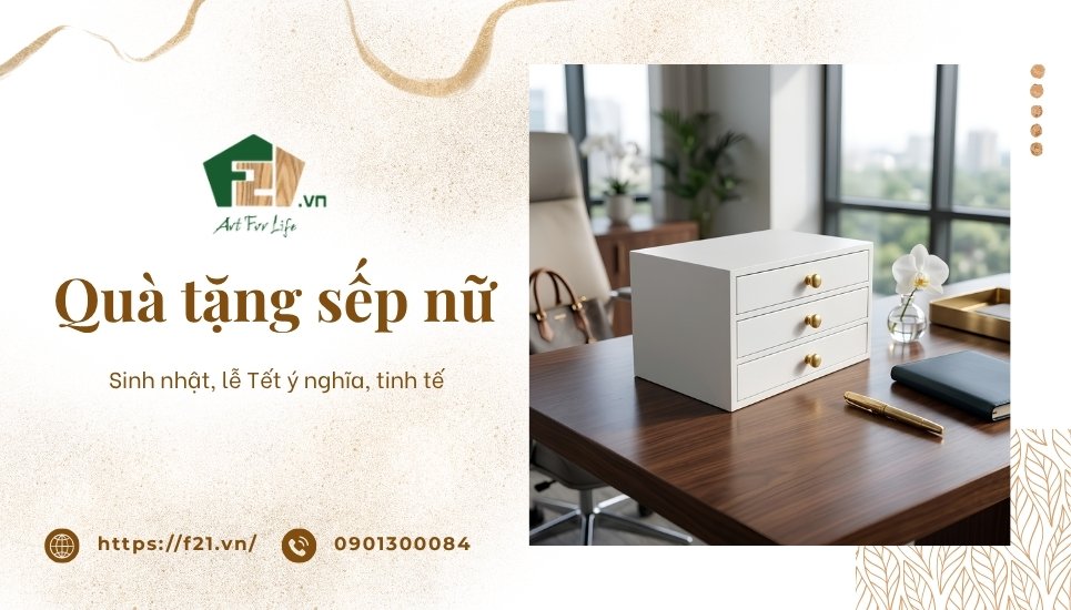 Quà tặng Sếp nữ, đối tác nữ: Sinh nhật, lễ Tết ý nghĩa