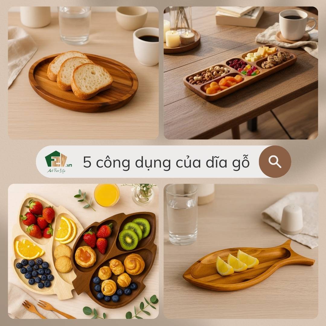 Khám phá 5 công dụng bất ngờ của đĩa gỗ F21