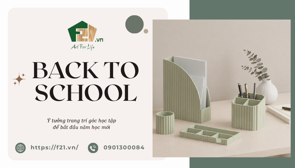 Back to School: Ý tưởng trang trí góc học tập để bắt đầu năm học mới