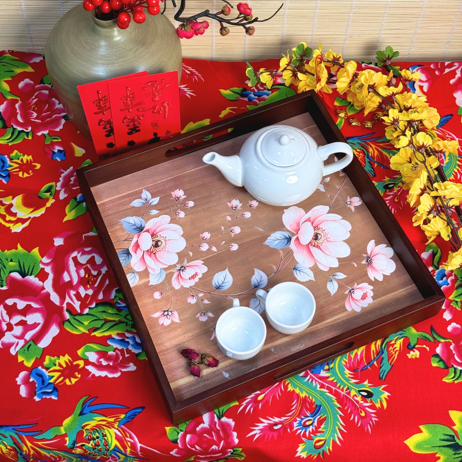Uyển Mộc: Khay Gỗ Sang Đón Xuân Như Ý