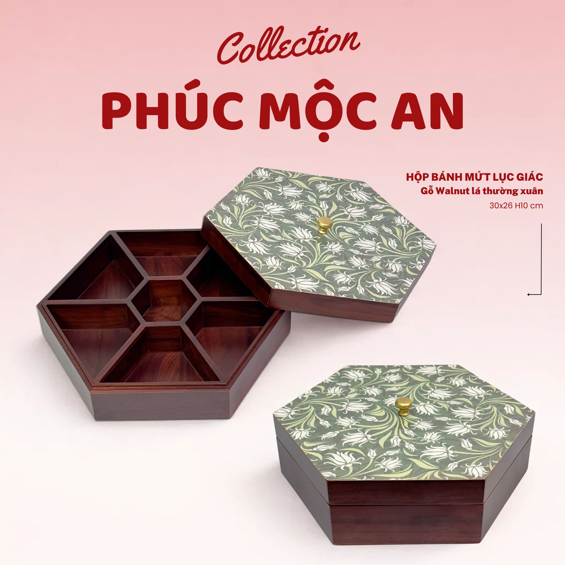 PHÚC MỘC AN | BST HỘP GỖ MỸ NGHỆ – F21