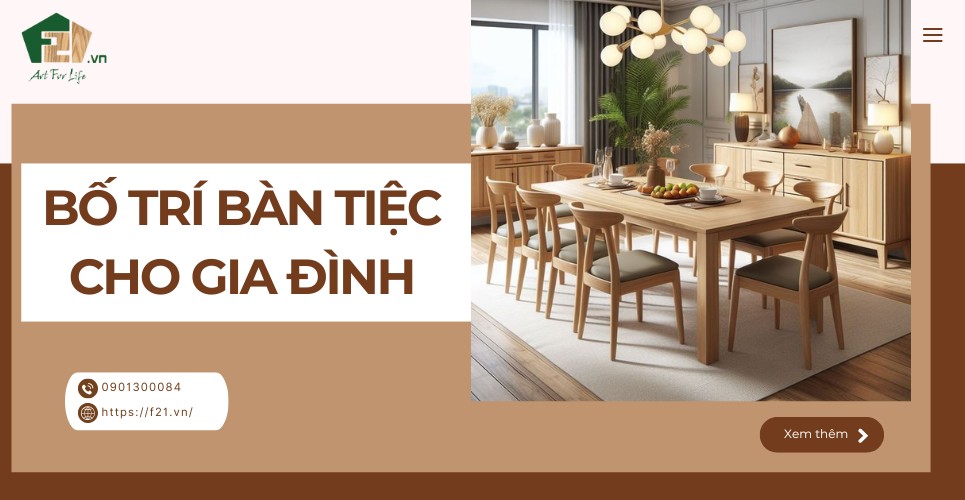 Hướng dẫn bố trí bàn tiệc gia đình đẹp mắt và ấm cúng