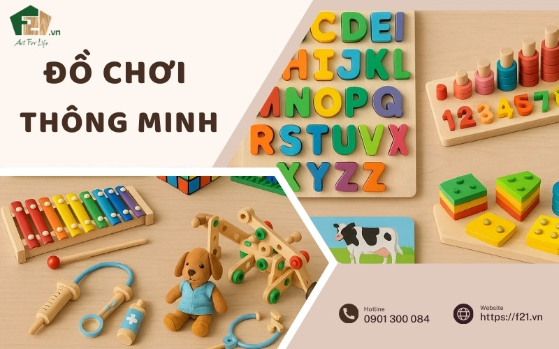 Top 10 đồ chơi thông minh giúp bé phát triển toàn diện